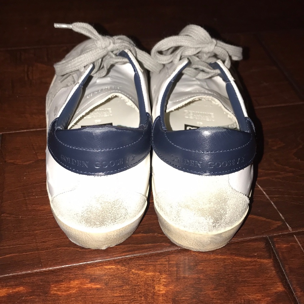 Golden Goose White and Gray Sneakers - Picture 2 of 6